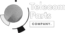 Telecom Parts Company logo white